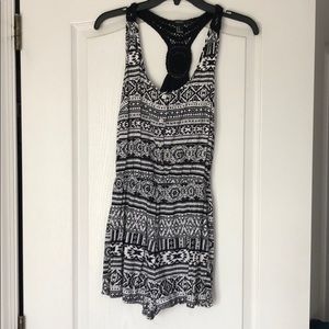 Forever 21 geometric romper